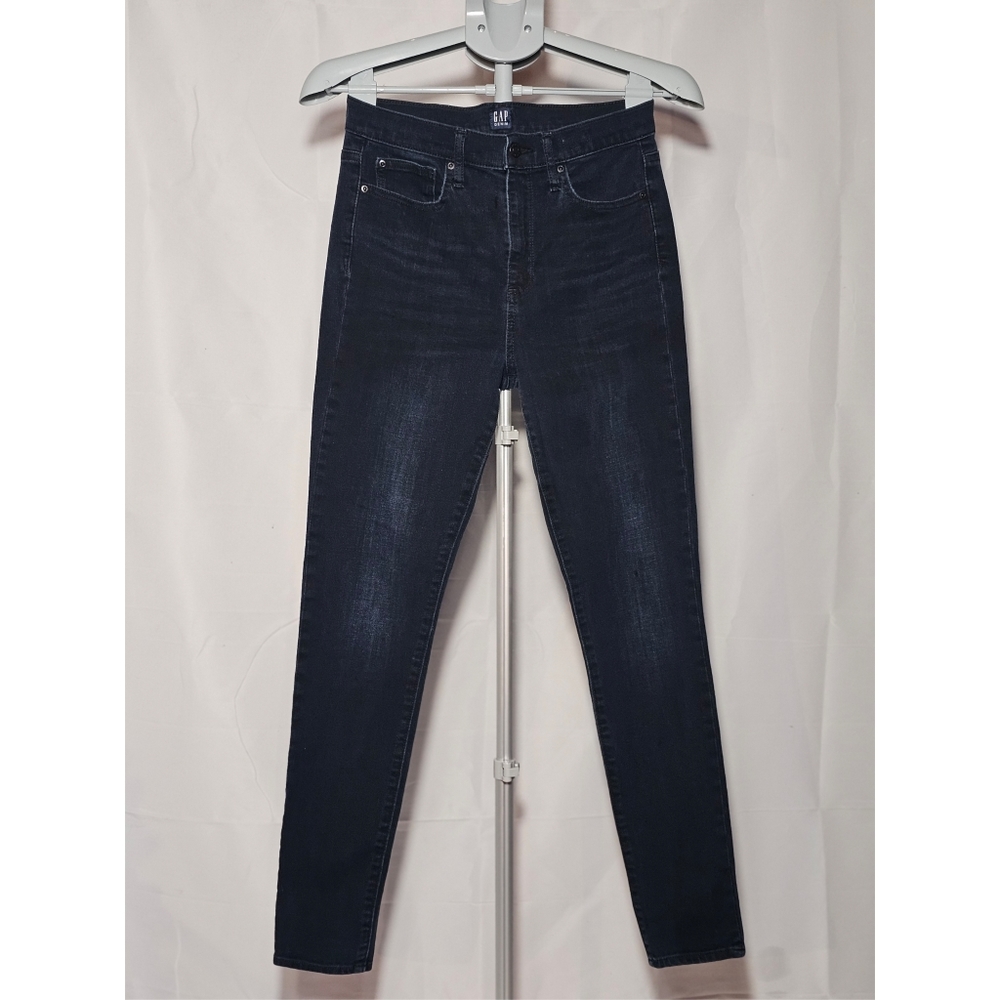 Gap High Rise Dark Wash Skinny Jean
